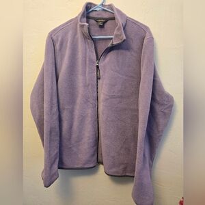Woolrich Lavender Purple Fleece Jacket - Large